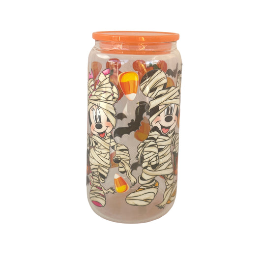 Glass mouse Halloween cup