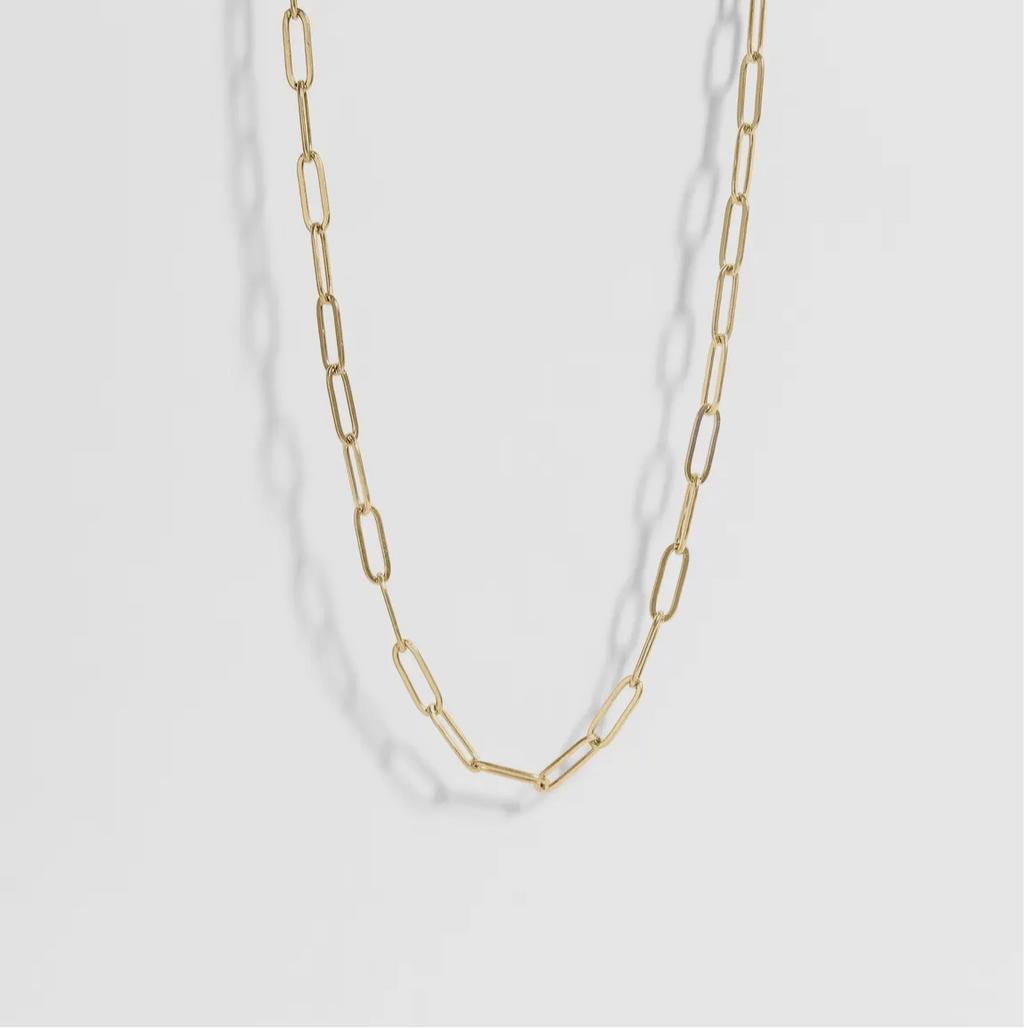 Paperclip chain necklace