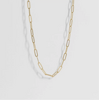 Paperclip chain necklace