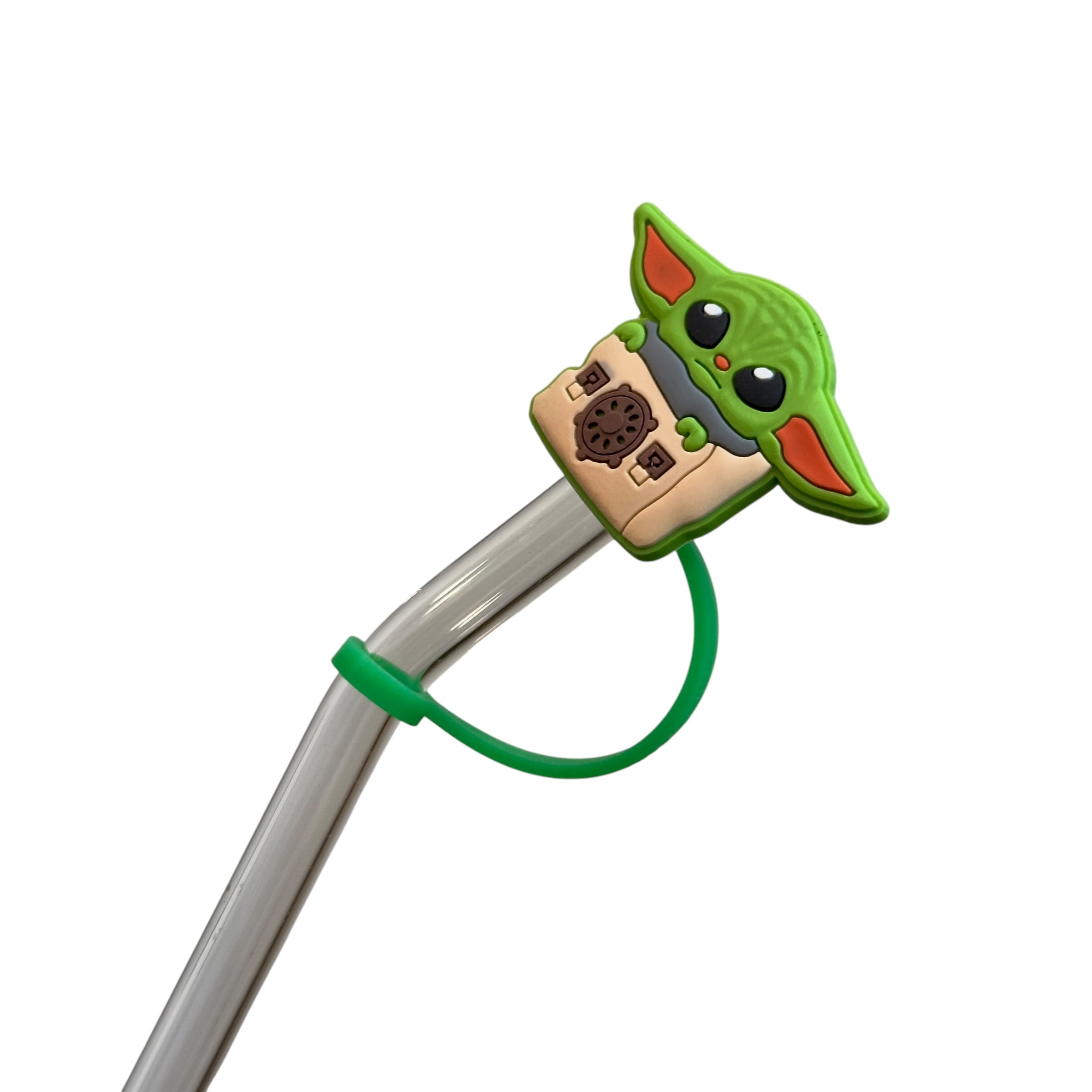 Green gremlin straw topper