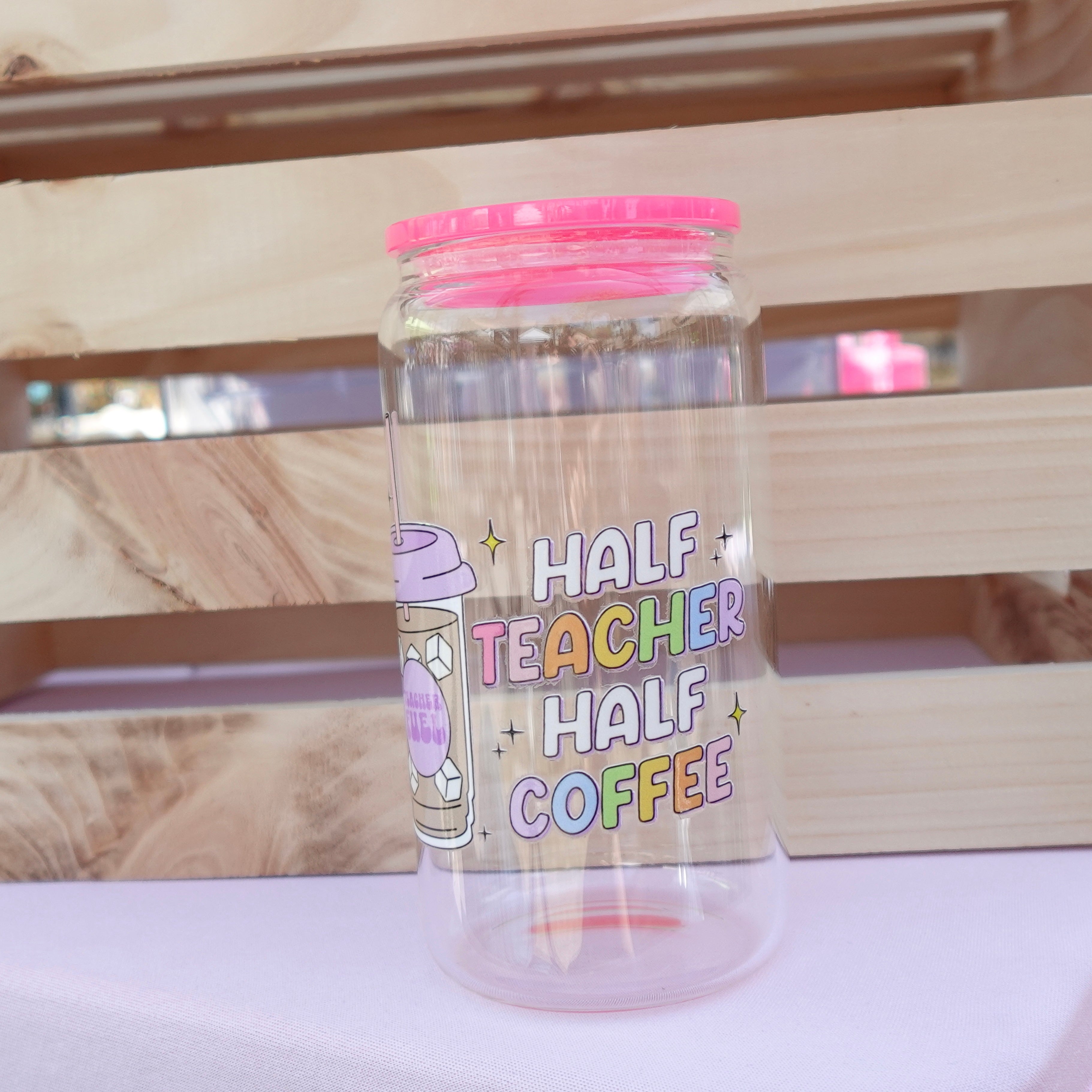 Half teacher half coffee