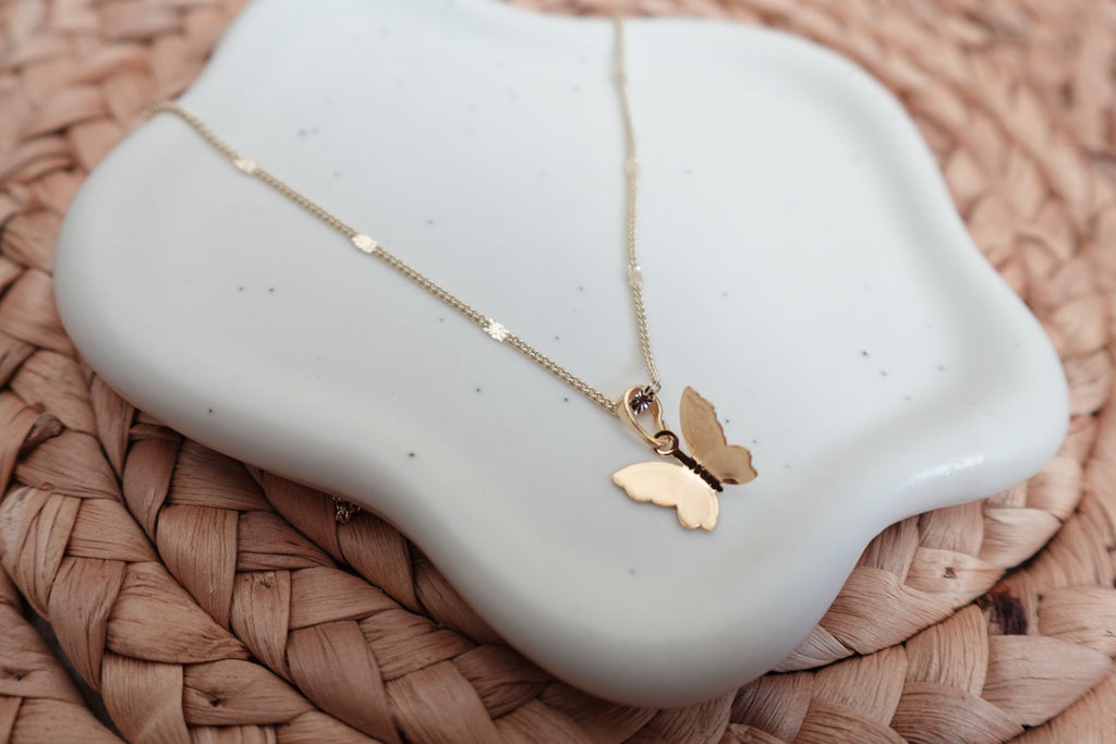Mini butterfly necklace