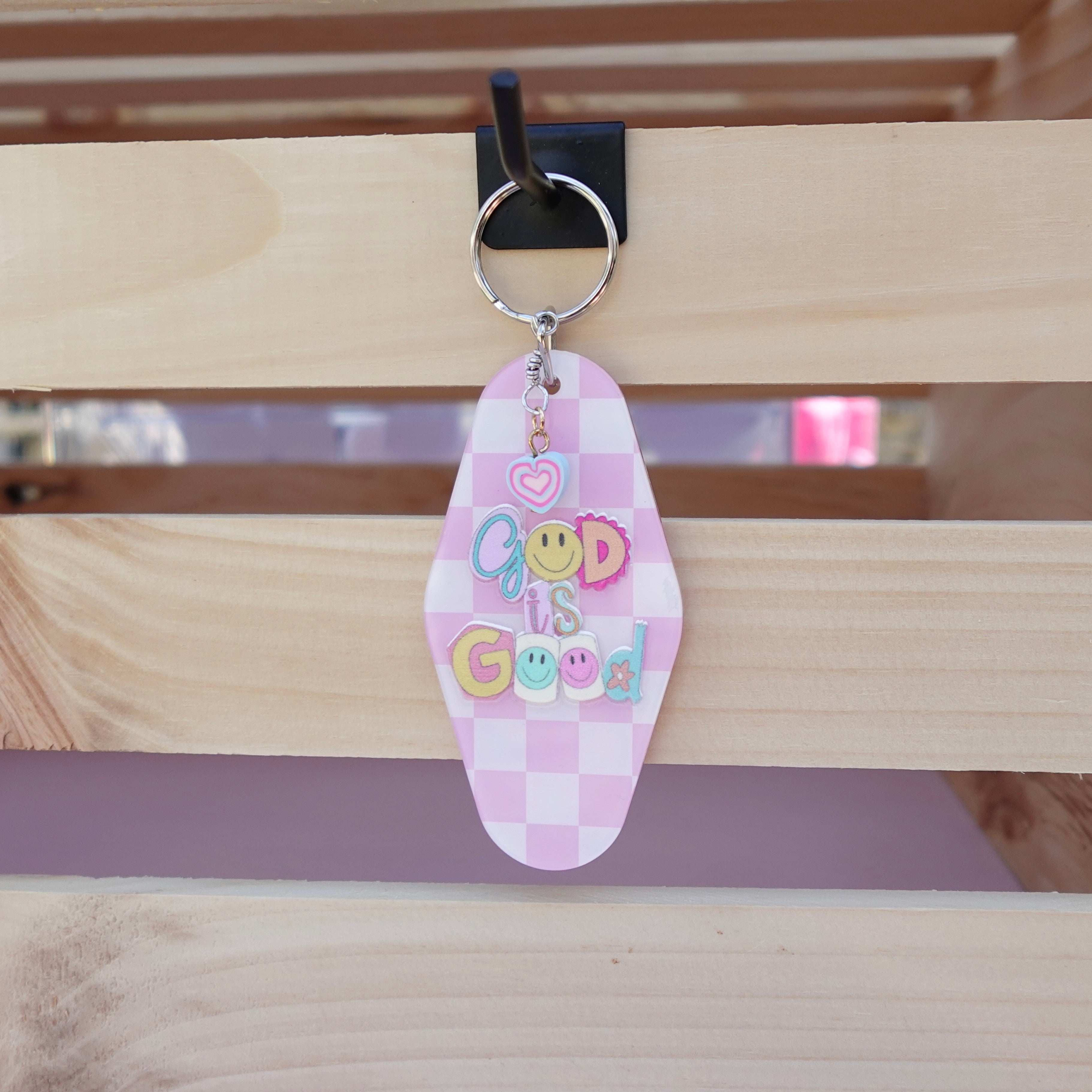 God is Good keychain