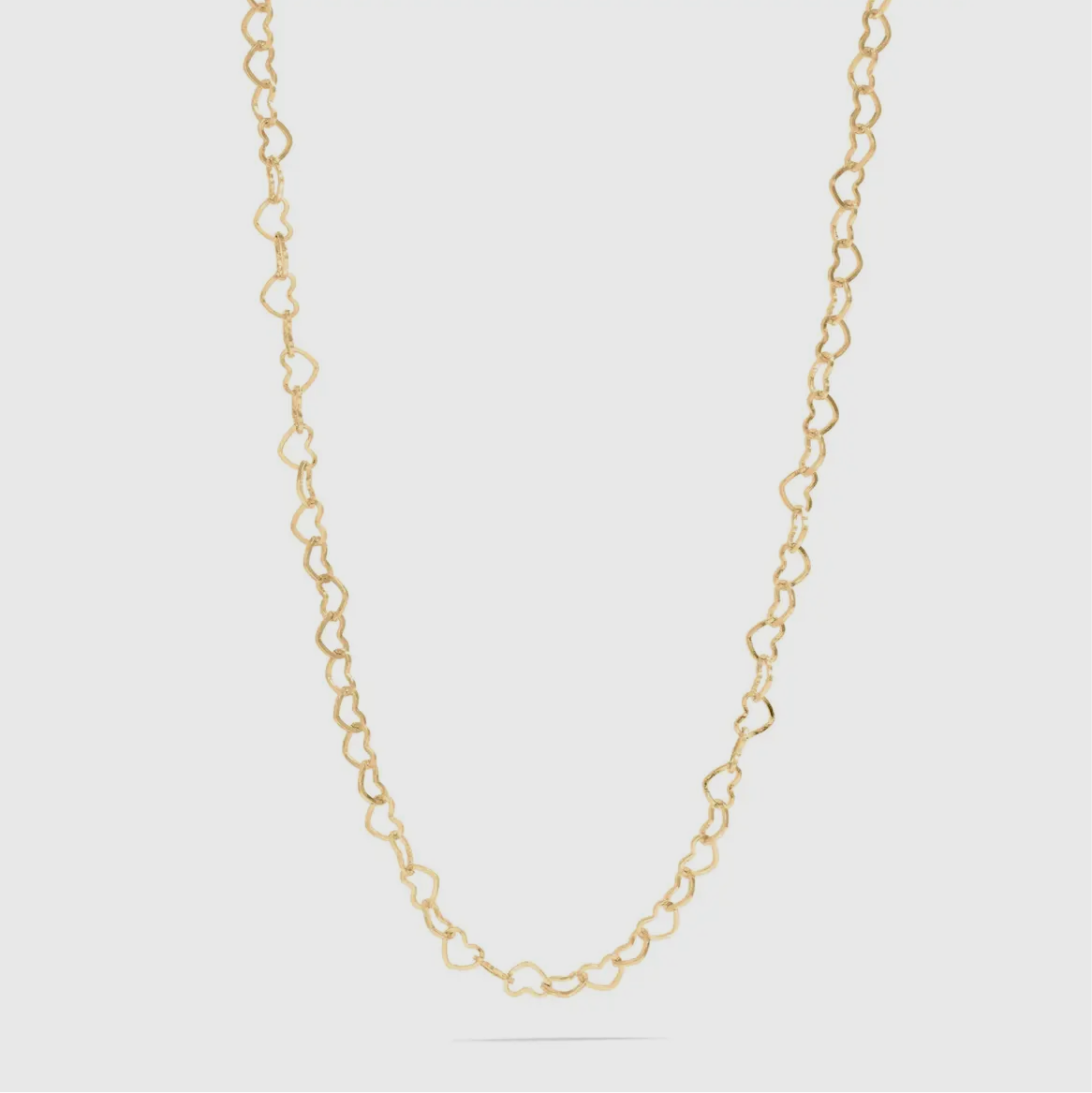 Heart chain necklace