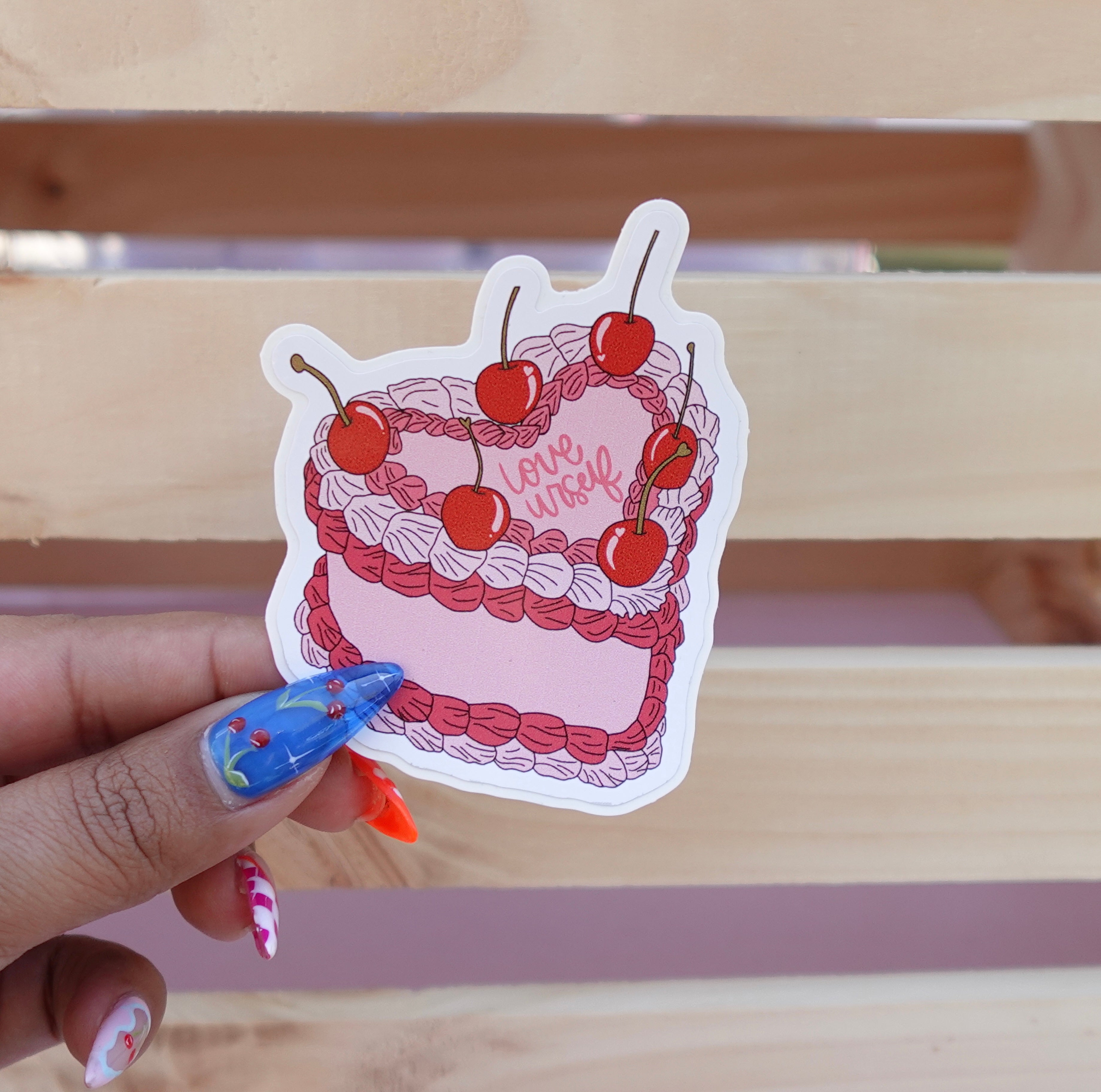 Love yourself sticker