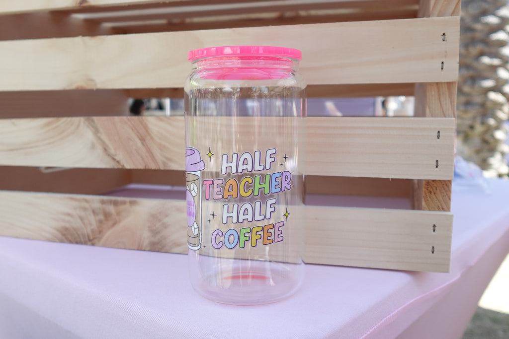 Half teacher half coffee