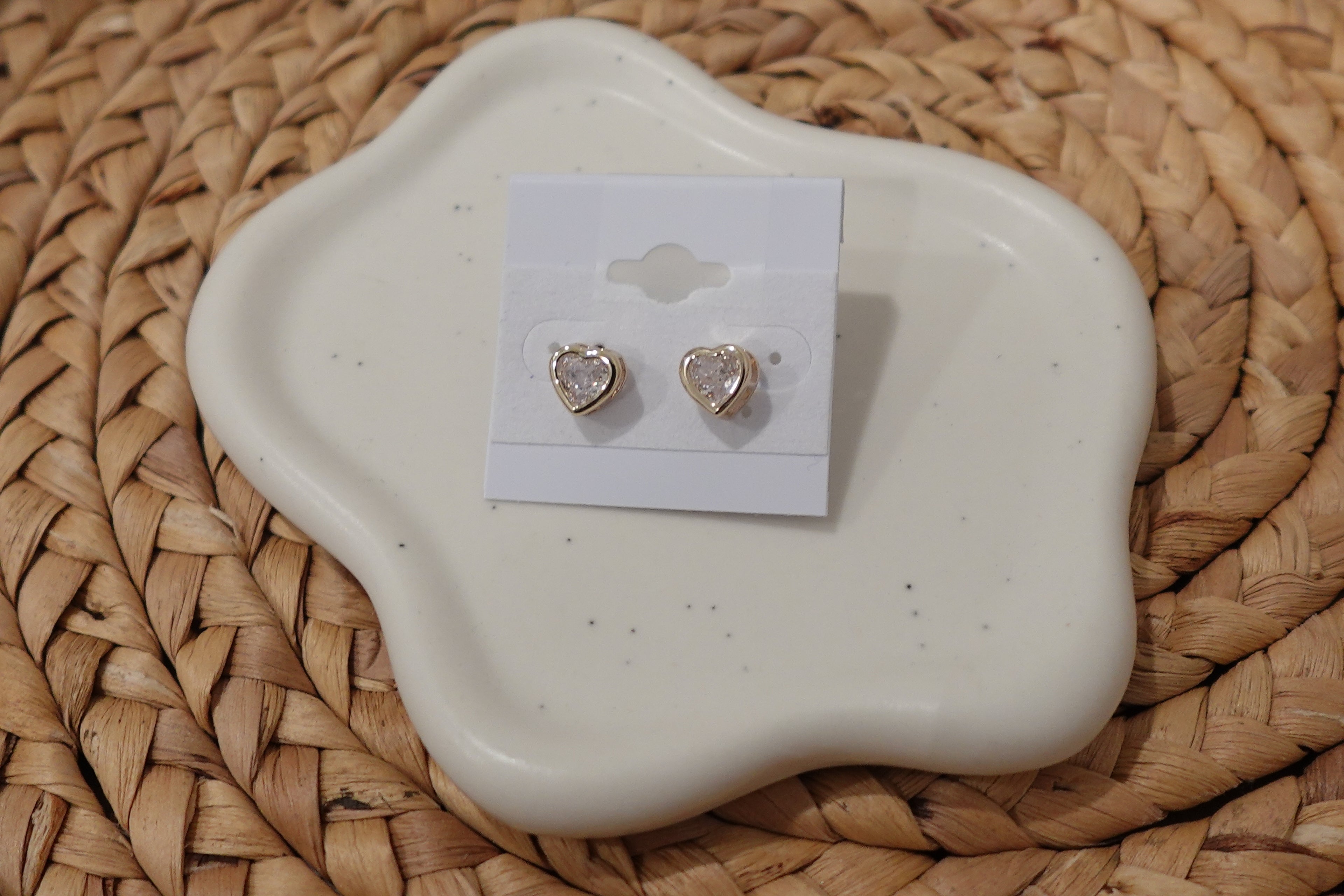 Heart Studded Earrings
