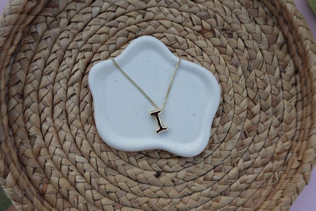 Bubbly Initial Necklace