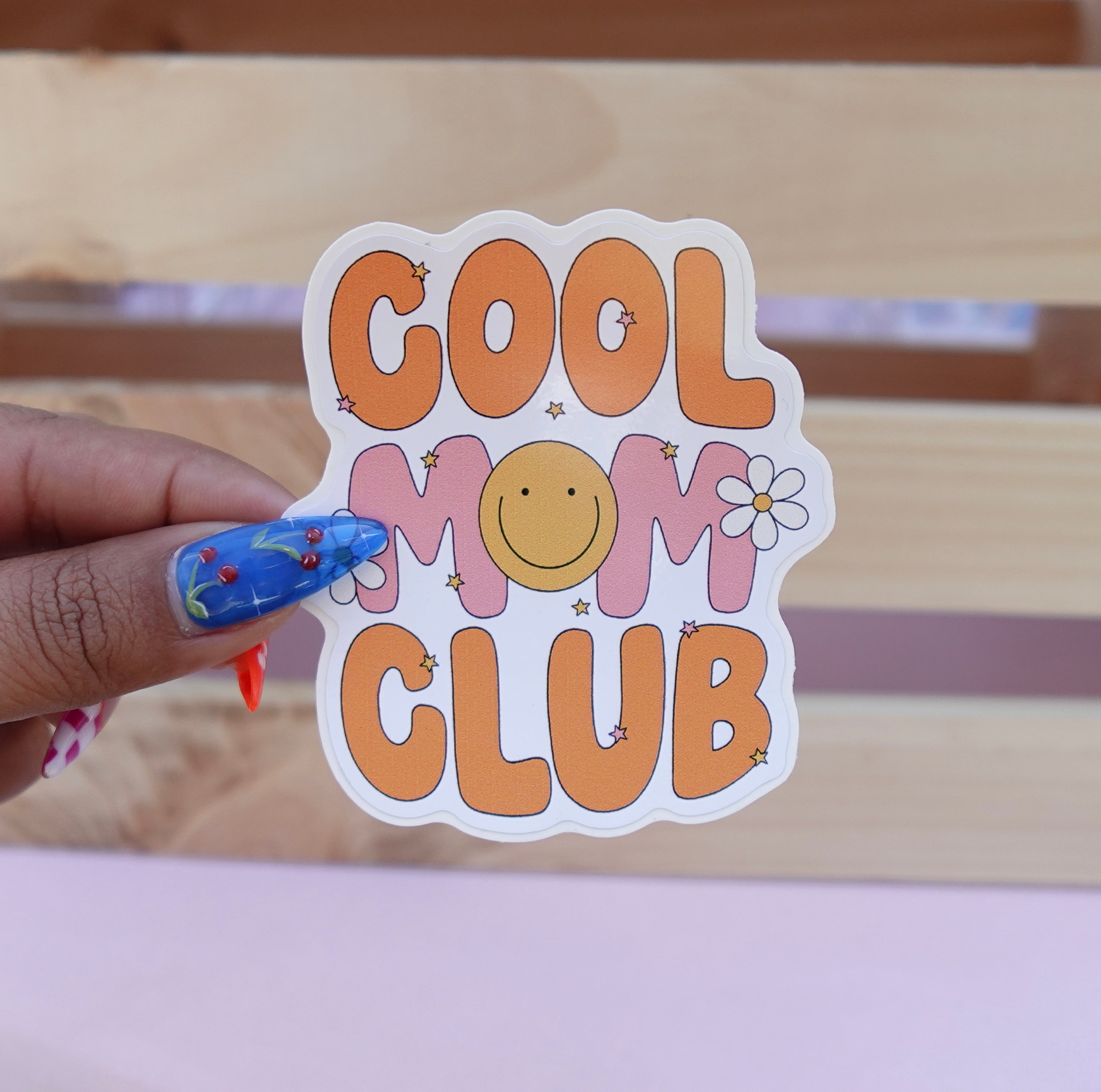 Cool moms club stickers