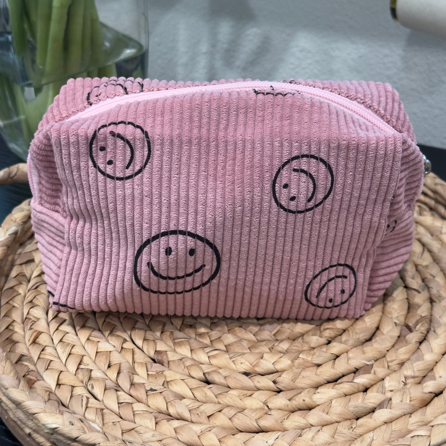 Pink smiley Bag
