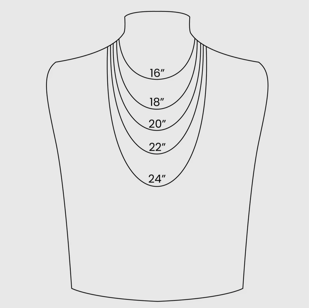 Paperclip chain necklace