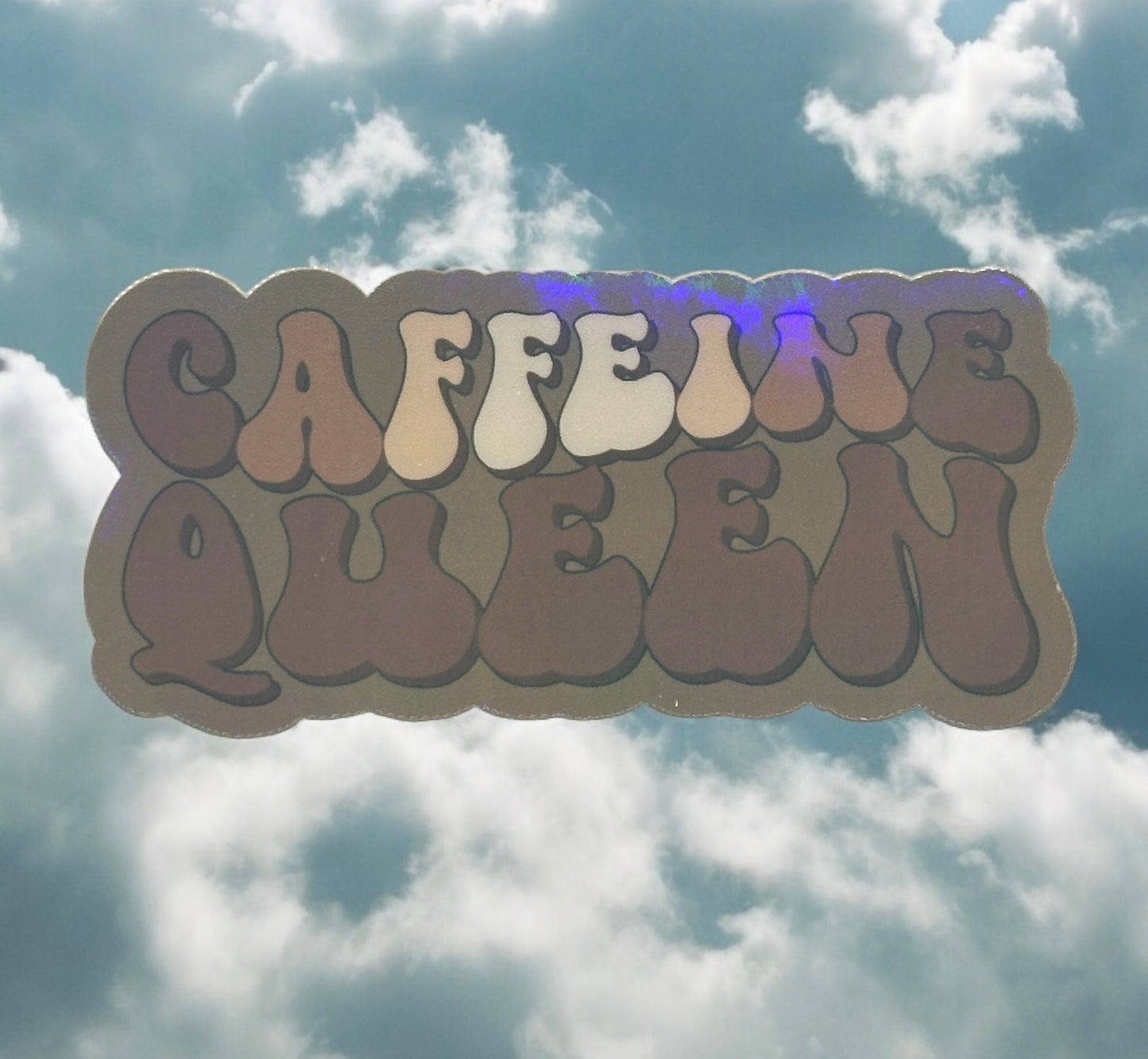 Caffeine queen sticker