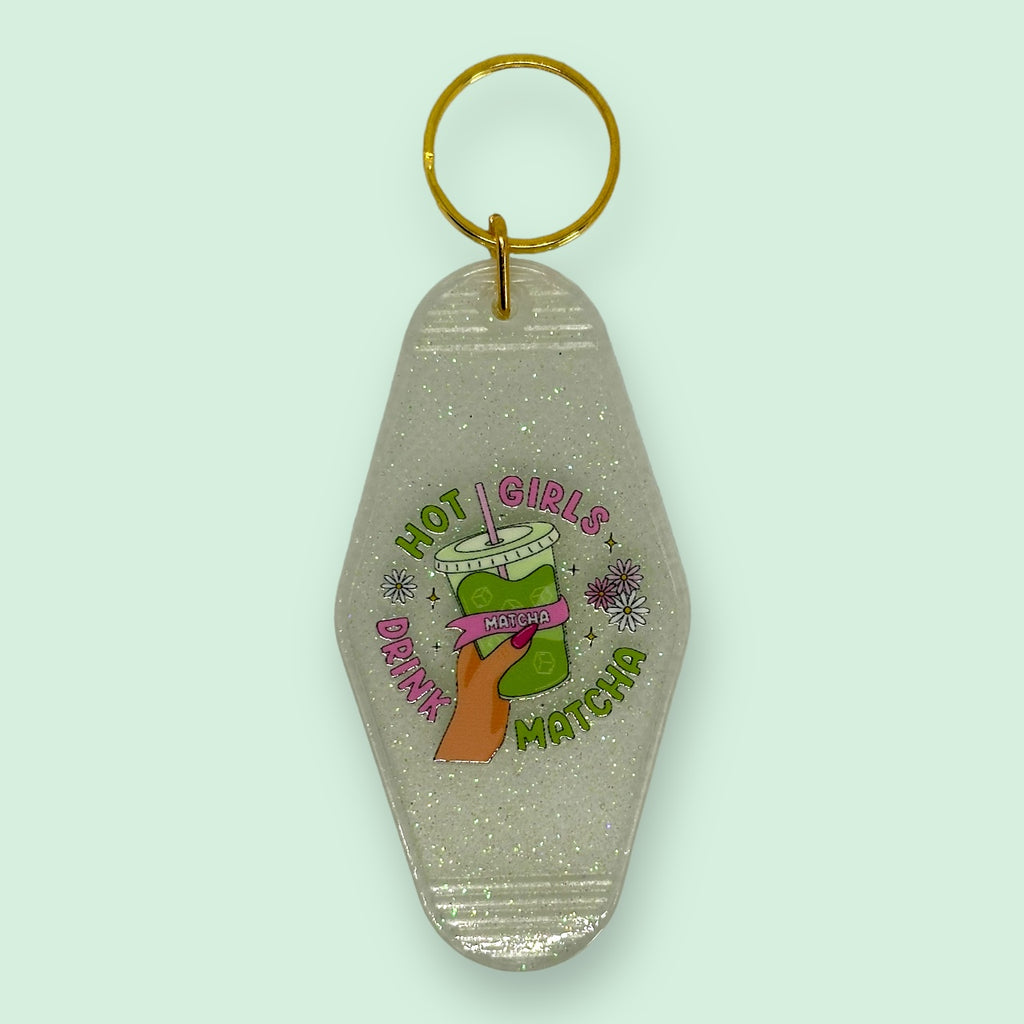 Hot girls drink matcha (GLOW)